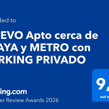 Apartment Nuevo Apto Cerca De Playa Y Metro Con Parking Privado *